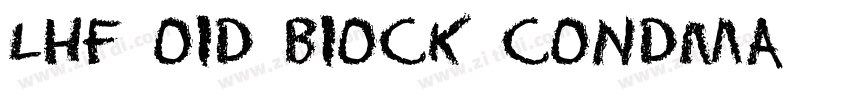 LHF OID BIOCK CONDMA字体转换